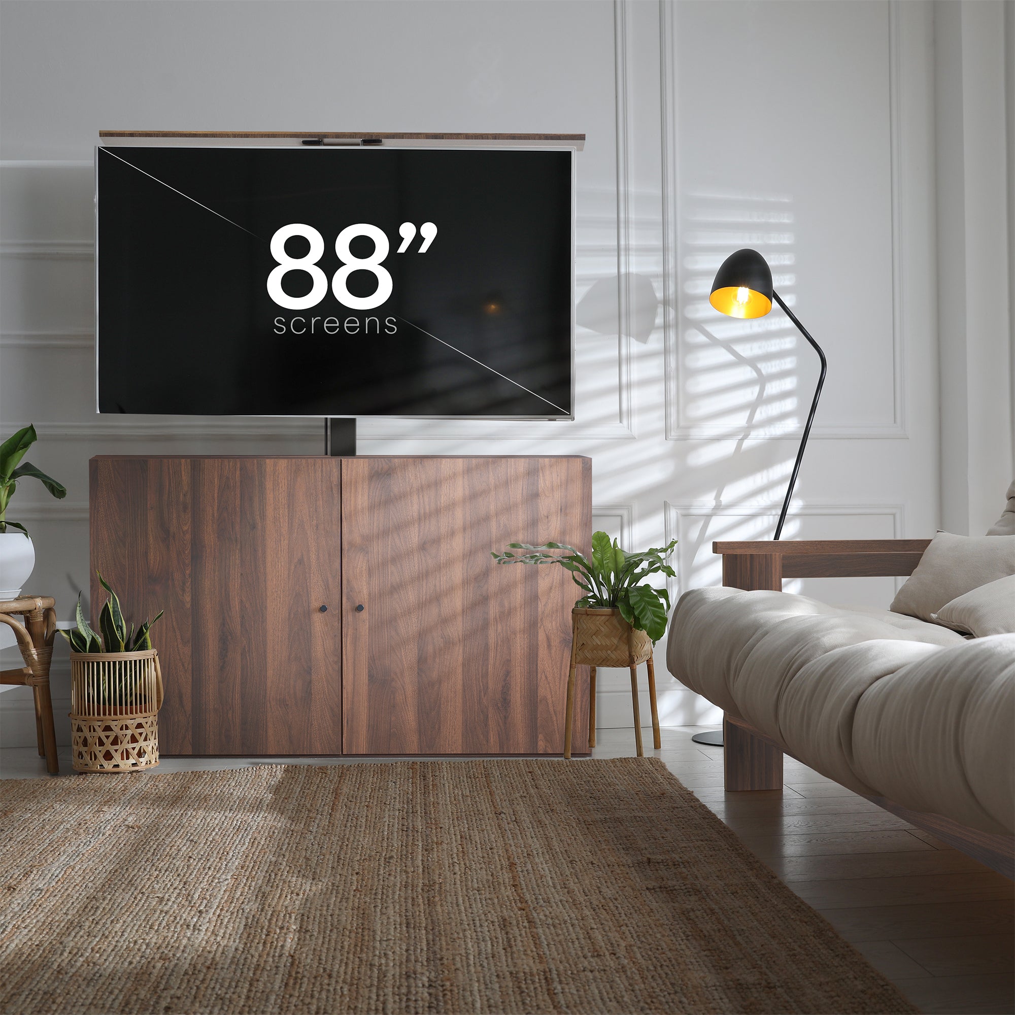 Motorized Large TV Mount with Remote Control