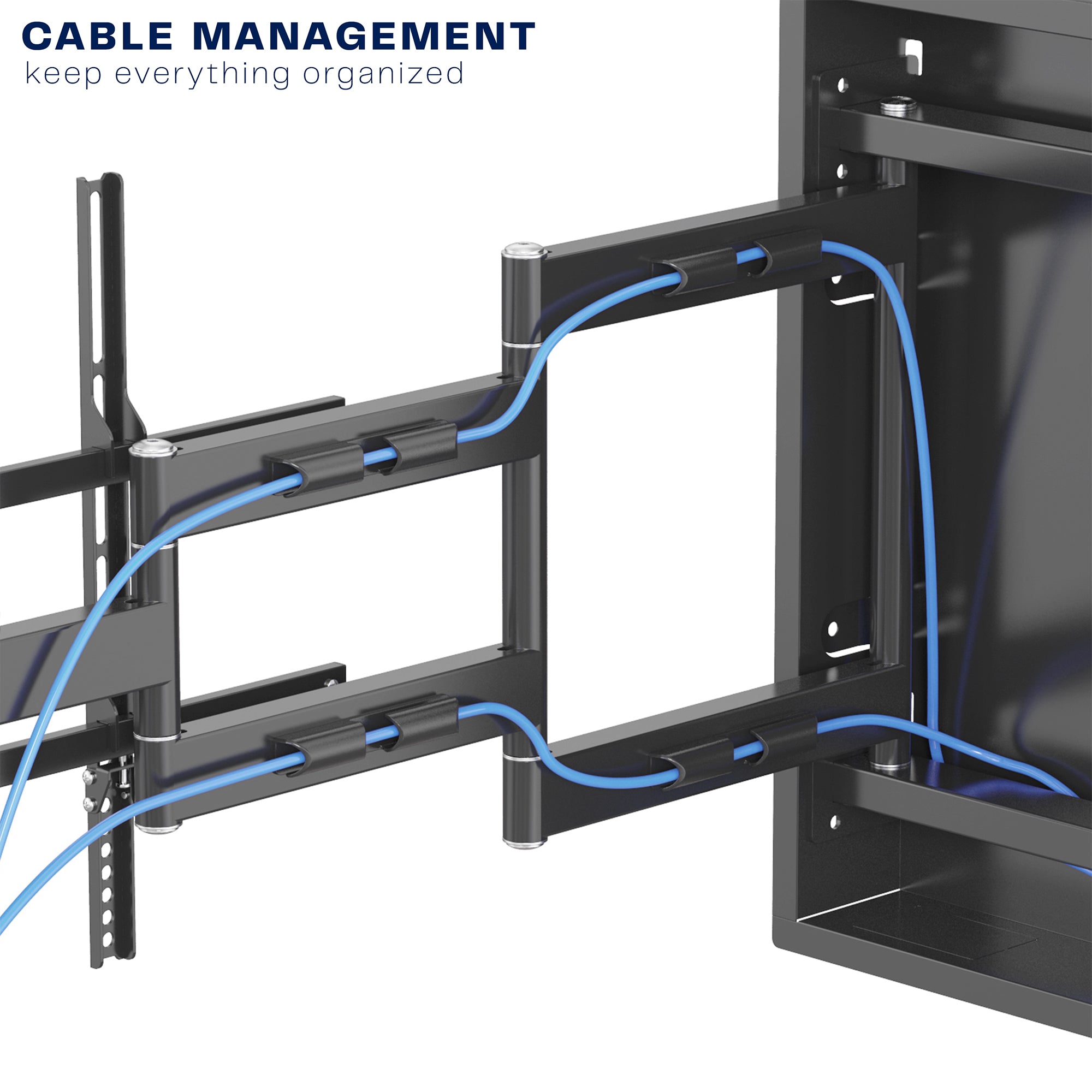Premium Recessed Large TV Wall Mount