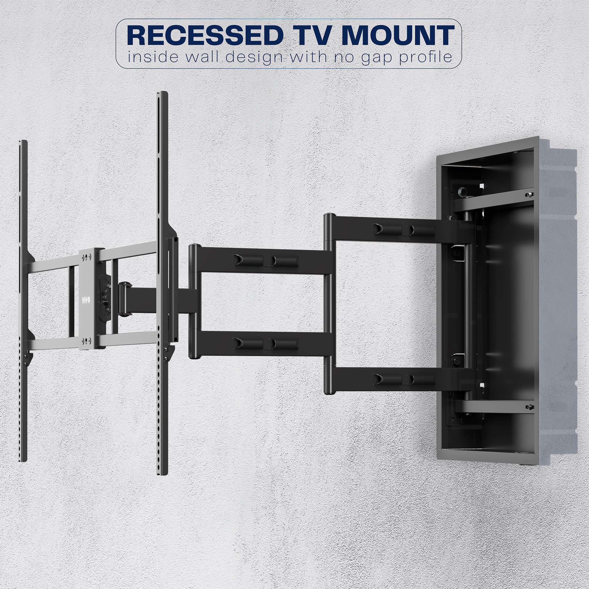 Premium Recessed Large TV Wall Mount