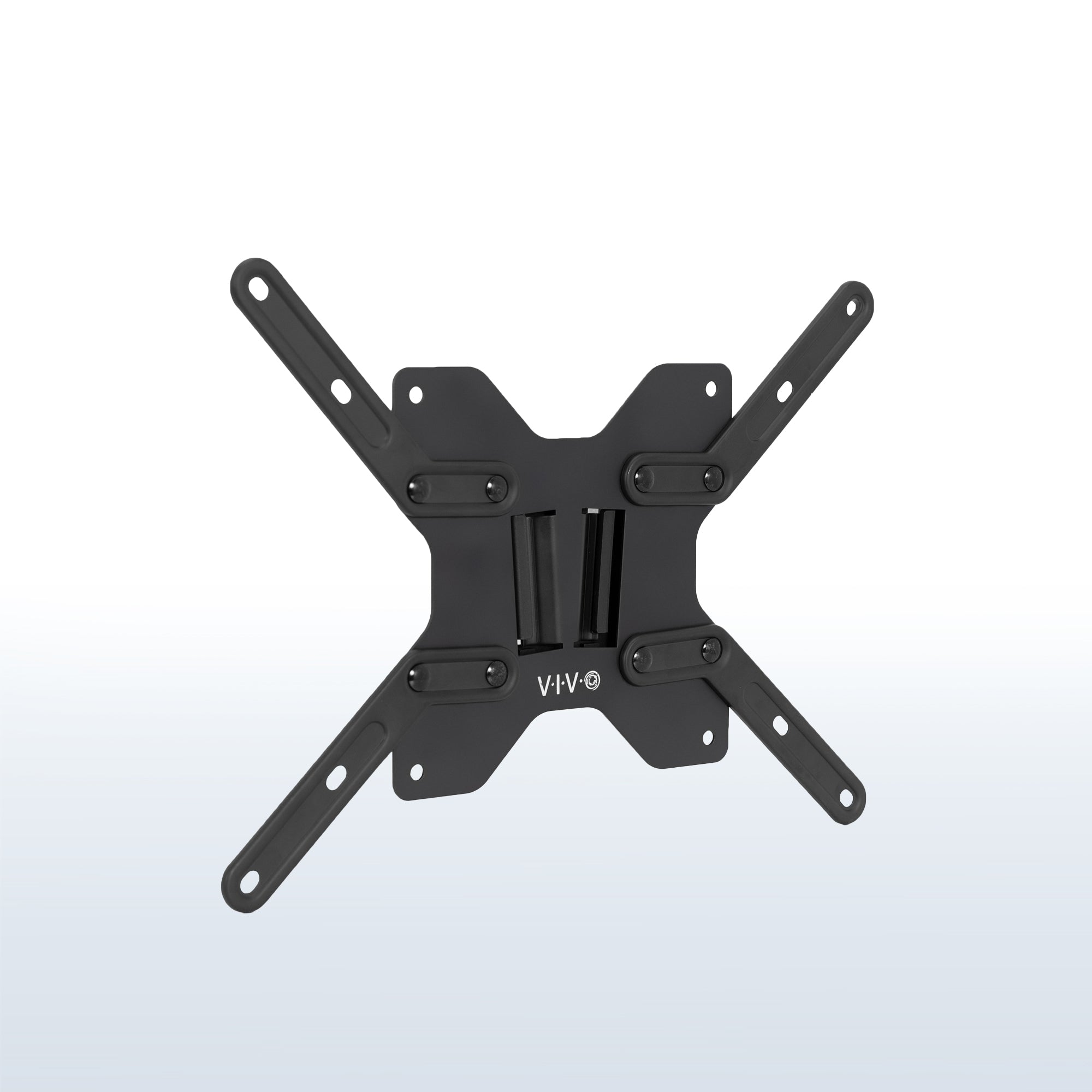 Anti-rust RV VESA TV mount for large screens featuring easy installation and removal and all necessary hardware included. Suitable for indoor or outdoor mounting.