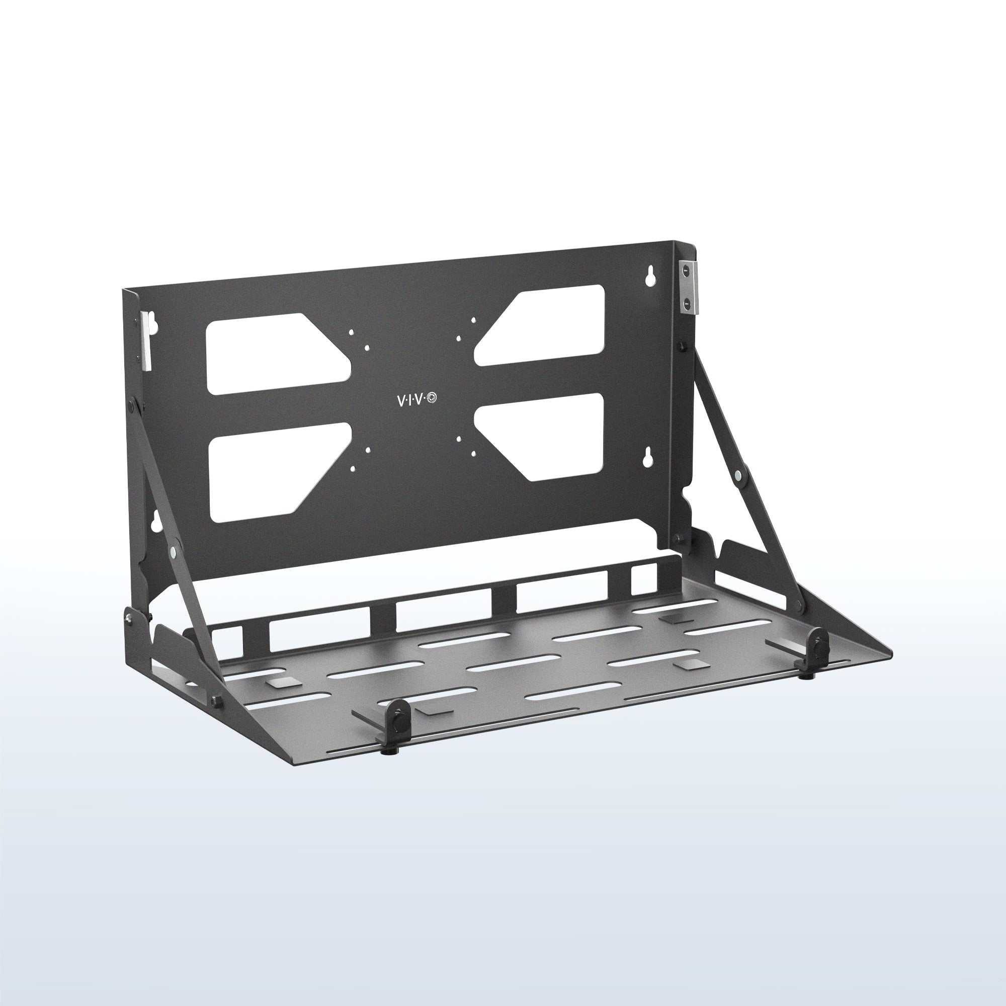 Wall Mounted / VESA Mounted Flip Down Laptop Holder