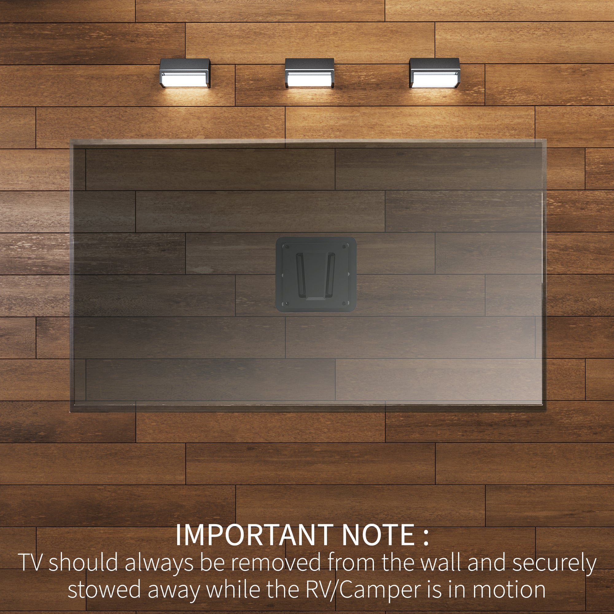 Anti-Rust Sturdy Plastic Polymer RV TV Mount