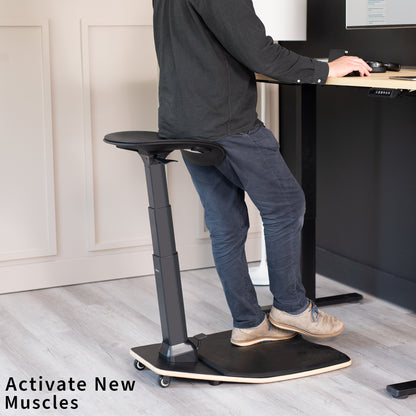 Posture Chair with Anti-Fatigue Mat