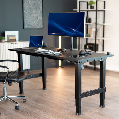 Premium Electric 4-Leg Dual Motor Desk Frame