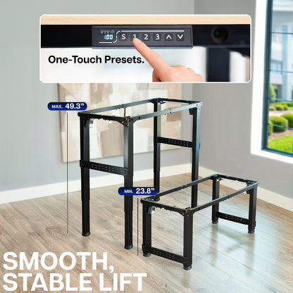 Premium Electric 4-Leg Dual Motor Desk Frame