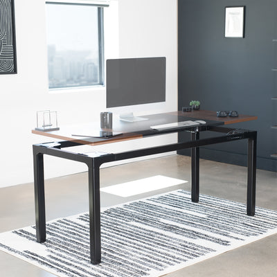 Premium Electric 4-Leg Quad Motor Desk Frame