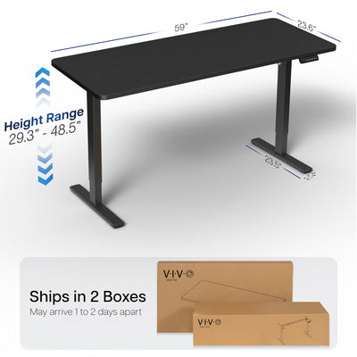Sturdy ergonomic sit or stand active desk workstation with adjustable height using smart control panel.