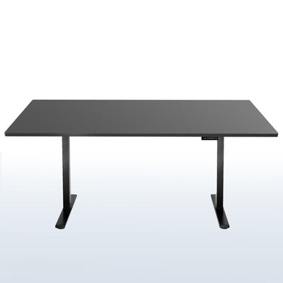 Extra large sturdy sit or stand active workstation with adjustable height using smart control panel.