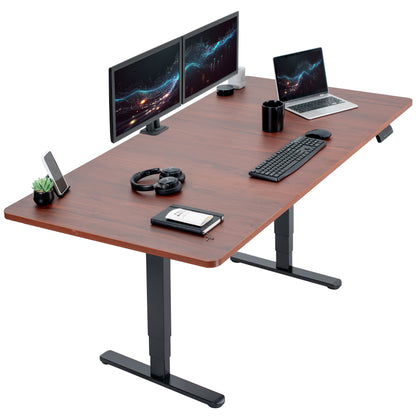 71" x 36" Electric Desk provides a convenient sit and stand workstation for the home or office.