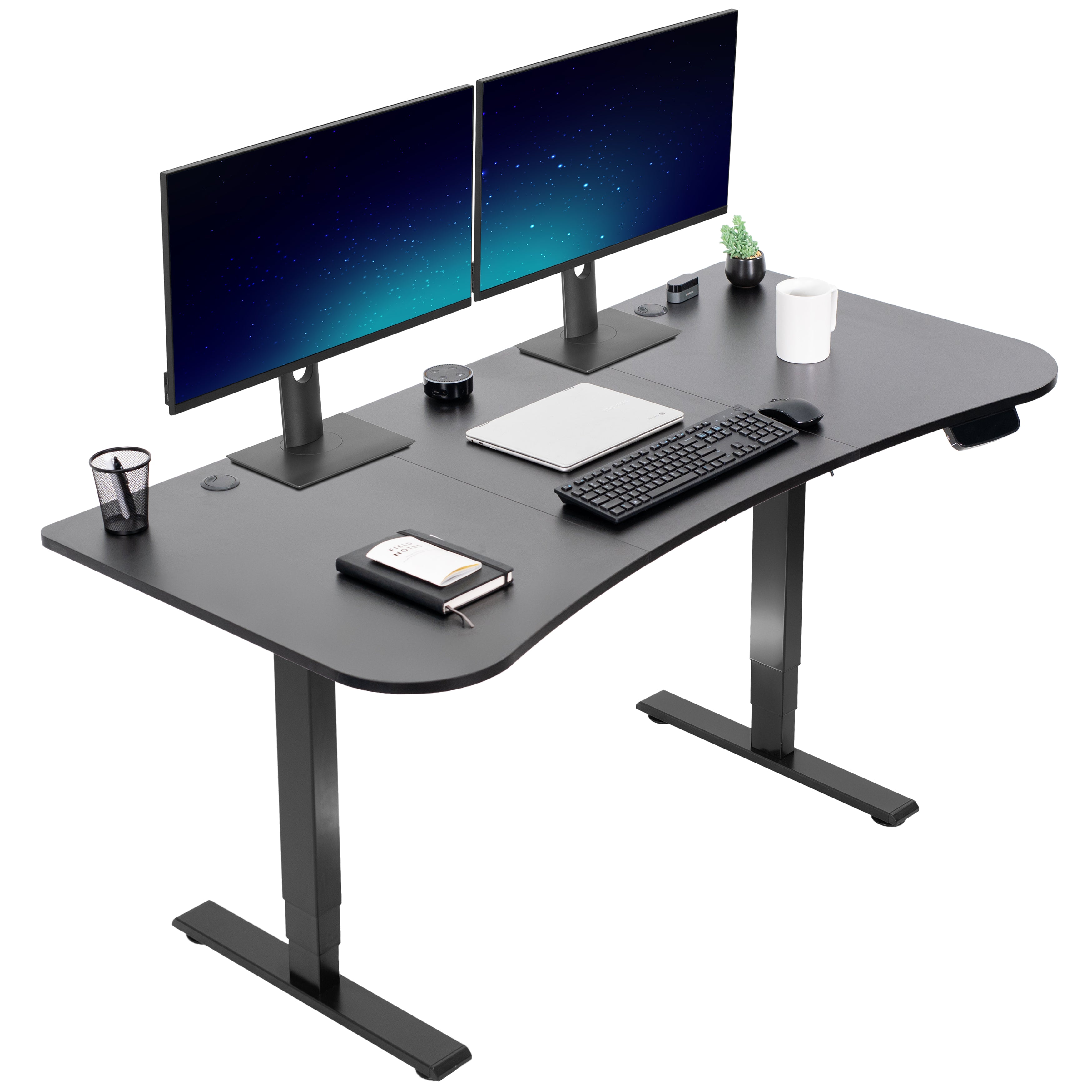 63” x 32” Electric Height Adjustable Stand Up Desk