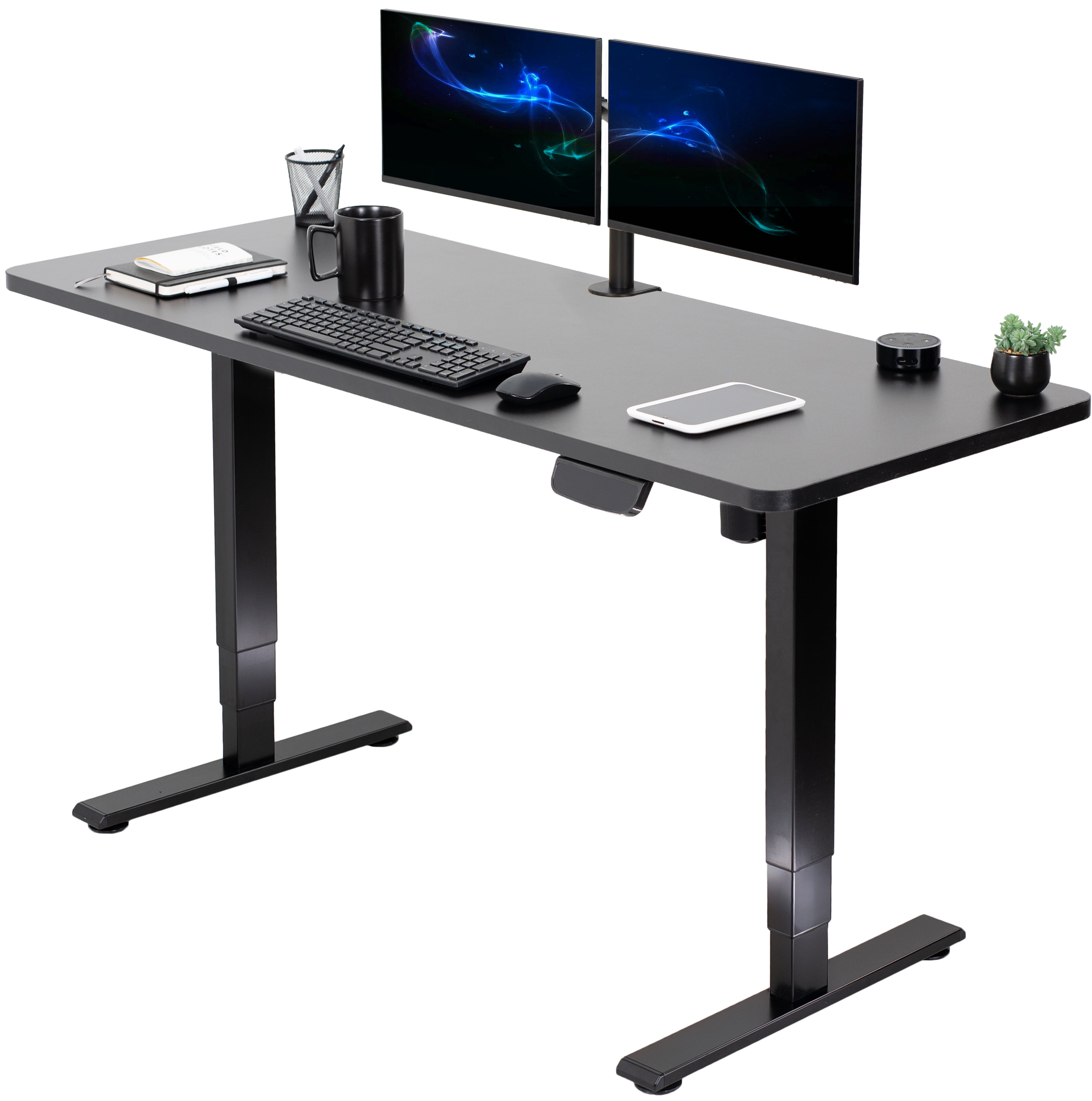 Electric 60” x 24” Stand Up Desk Workstation