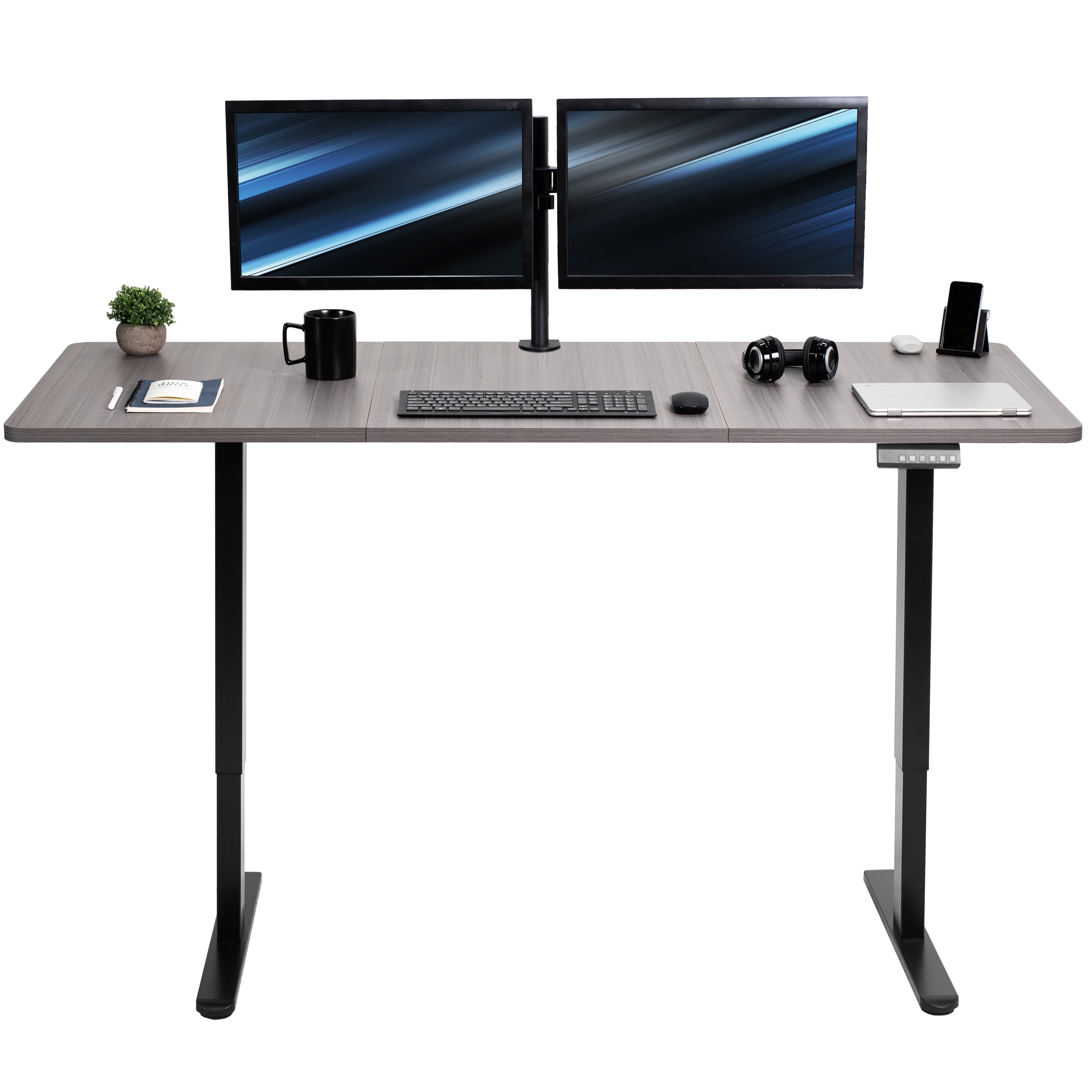 Electric Height Adjustable 71 x 30 inch Stand Up Desk