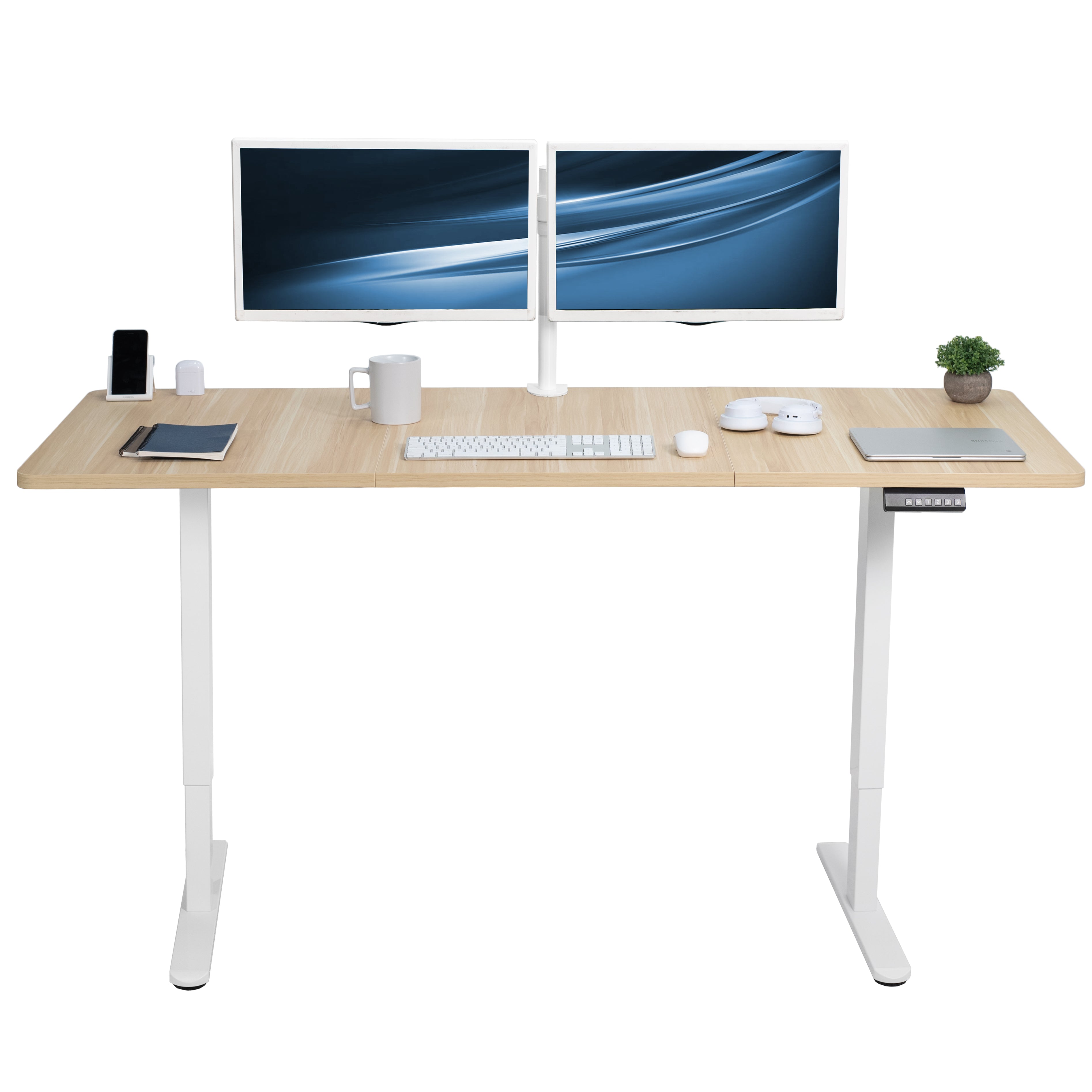 Electric Height Adjustable 71 x 30 inch Stand Up Desk