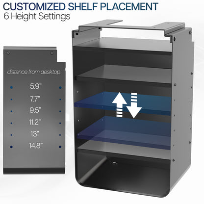 Under Desk Shelving Unit