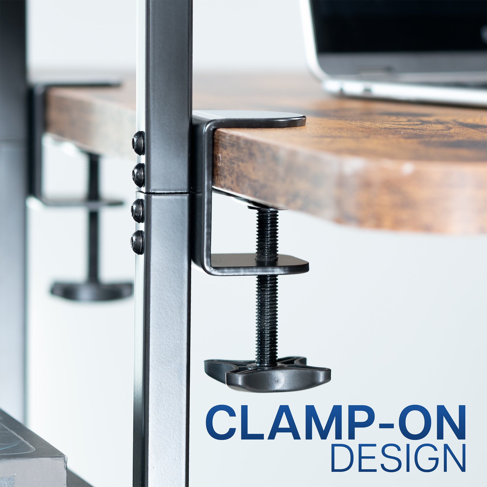 Black Clamp-on 16" Flexible Shelving System