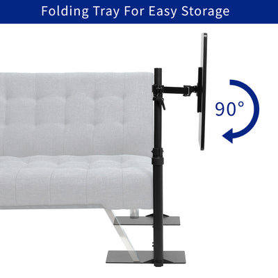 20" x 15" Swivel Couch Desk