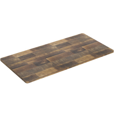 Wooden desktop on a white background