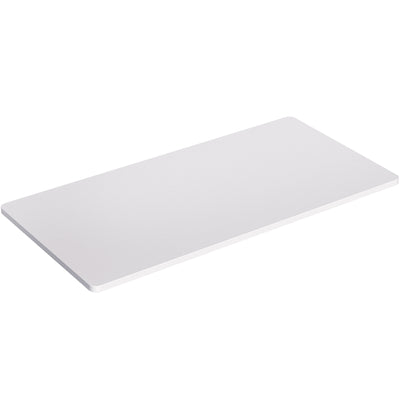 White rectangular desktop on a white background