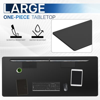 Sturdy desk tabletop for sit or stand electric or manual desk frames.