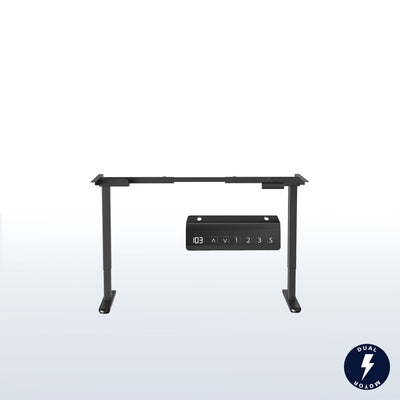 Electric standing dual motor desk frame from VIVO.