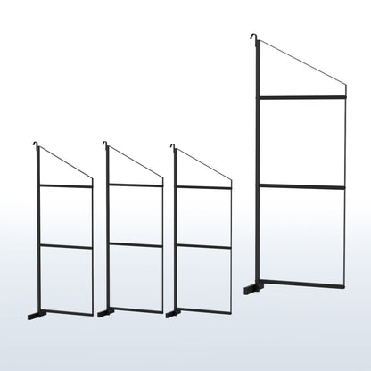 Life Finds by VIVO 3 Tier Shipping Container Shelving Brackets (x4)