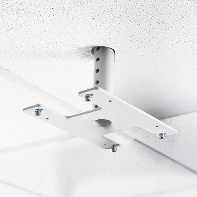 White Drop Ceiling Mount Designed for MOUNT-E-FD55W / MOUNT-E-FD70W