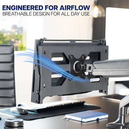 Wall Mounted / VESA Mounted Flip Down Laptop Holder