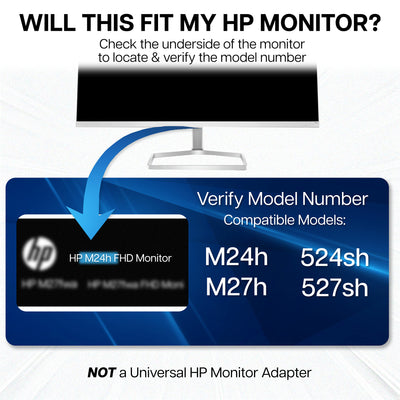 Compatibility for the VESA Adapter for Compatible HP Monitors