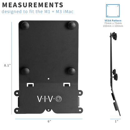 This bracket is compatible with the M1 and M3 iMac Series only.