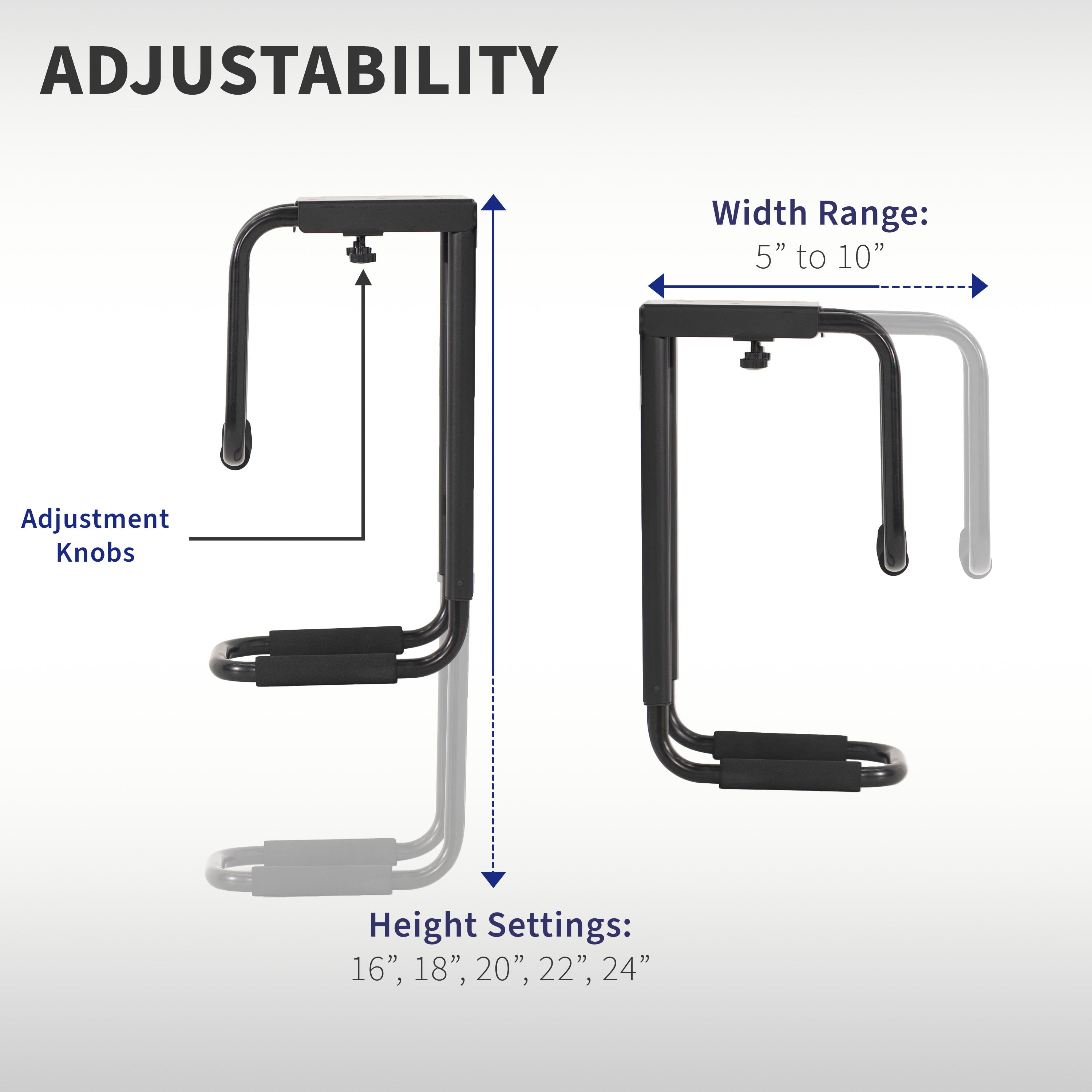 Heavy Duty Under Desk PC Mount