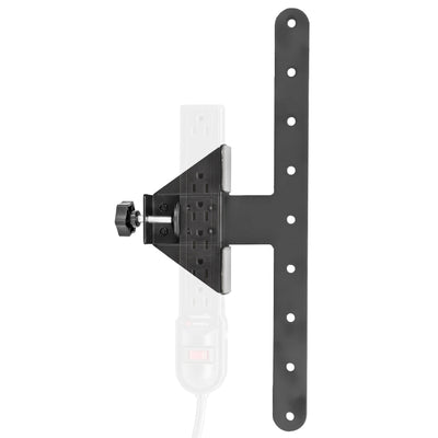 Power Strip VESA Mount for TV, Back of Monitor Surge Protector Clamp, Cable Management Organizer, Up to 400mm VESA