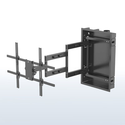 Fully articulating LED or LCD TV wall mount.