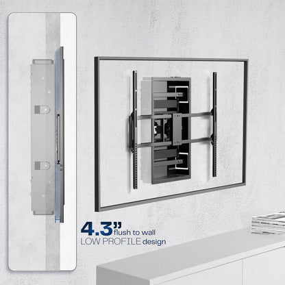 Premium Recessed Large TV Wall Mount