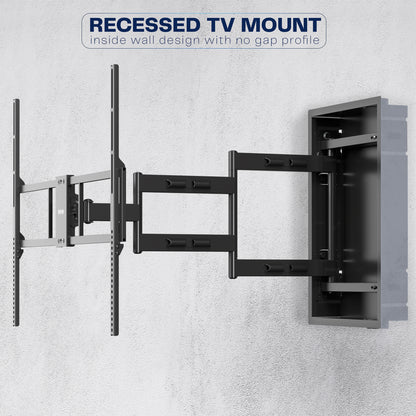 Premium Recessed Large TV Wall Mount