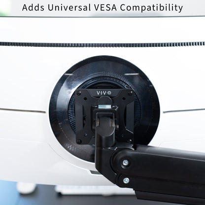 VESA Adapter Designed for Compatible Samsung Neo G9, G65B, G70A, G75T, G85NB, CRG9, CHG9, CHG90, and Odyssey G9, allowing your non VESA compatible monitor to be mounted to a stand of your choice.