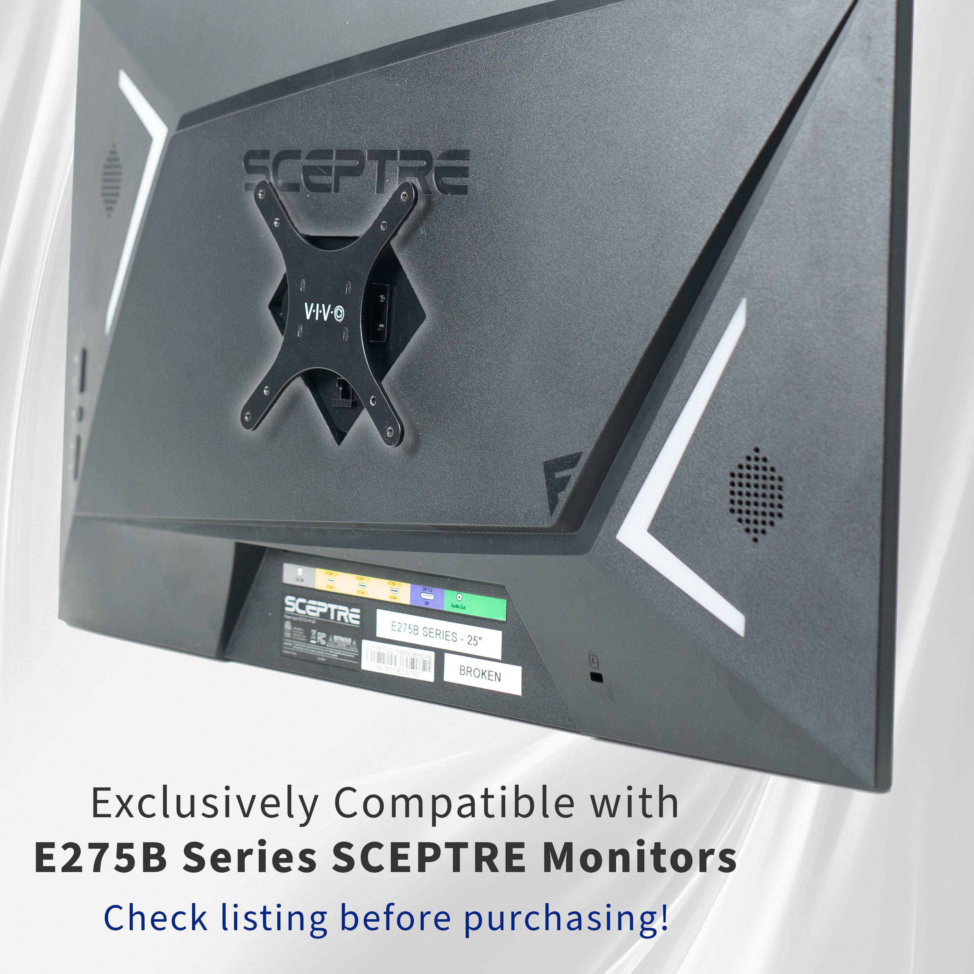 VESA Adapter Designed for Compatible Sceptre Monitors