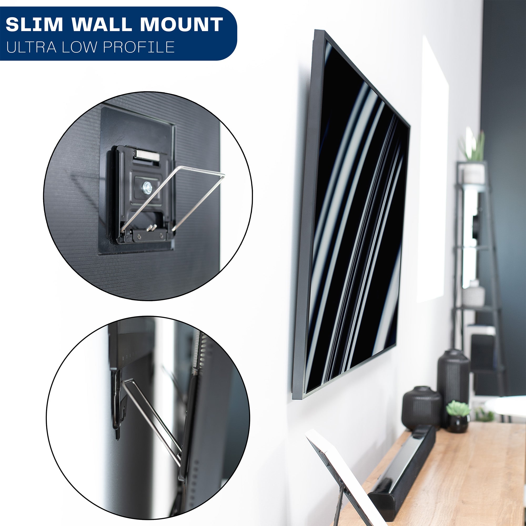 Universal Micro-Gap TV Wall Mount