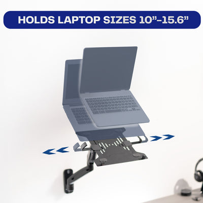 Laptop compatibility, holds laptops 10" to 15.6"