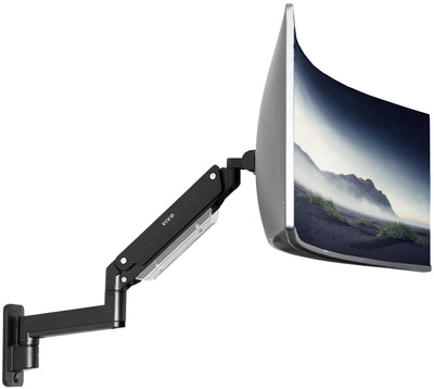 Premium Aluminum Heavy Duty Monitor Arm for Ultrawide Screens up to 49 inches and 44 lbs
