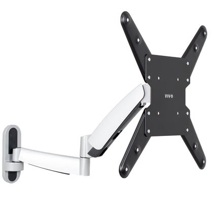 Sturdy adjustable pneumatic arm TV wall mount.