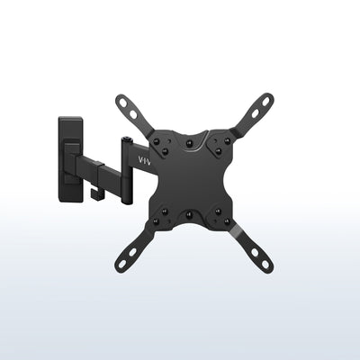 Sturdy adjustable TV wall mount with cable management.