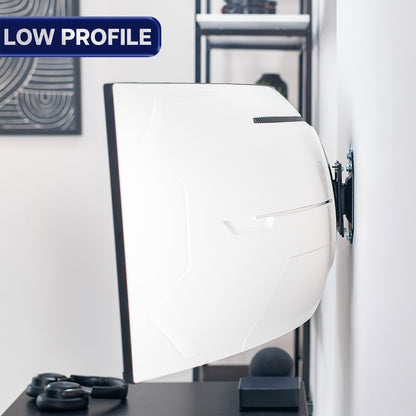 Low Profile Stationary Ultrawide Monitor Wall Mount - Up to 49" Screens