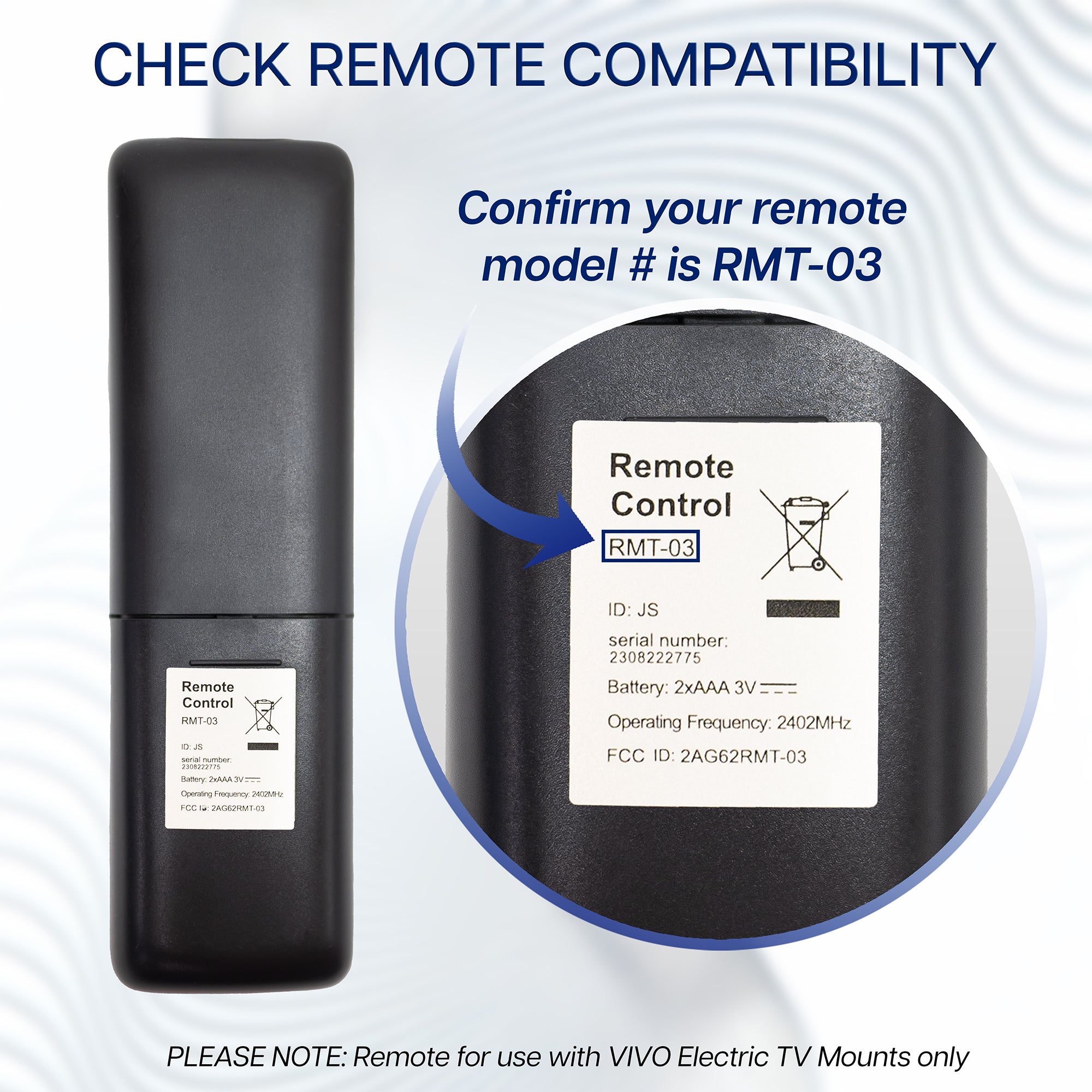 Remote for MOUNT-E-FD55 / FD70 / FD70S / FD85