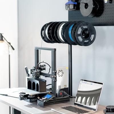 Clamp-on Reel Holder for 3D Printer