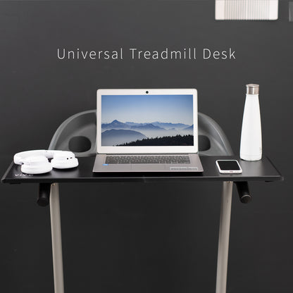 This innovative design, fitting most treadmills on the market, allows you to get your work done while walking, making it possible to study, do homework, research, shop, and more while on the move.