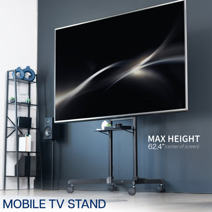 Mobile Large TV Cart for 55” to 100” Screens