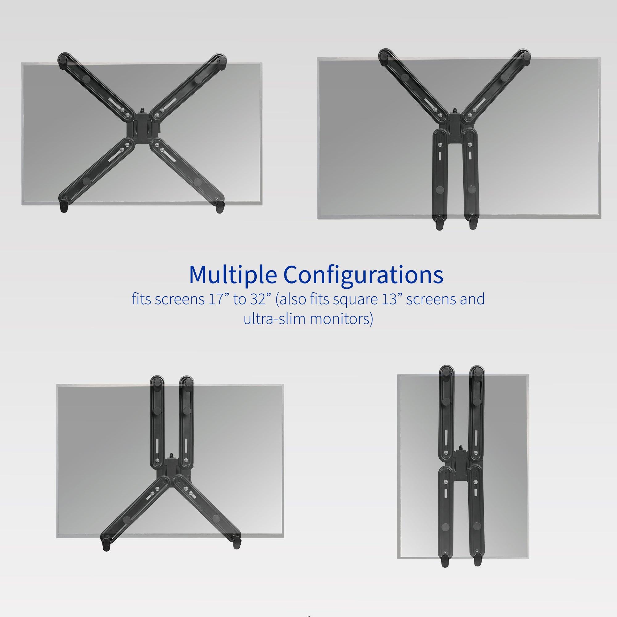 Single Monitor Desk Mount with VESA Adapter Bracket