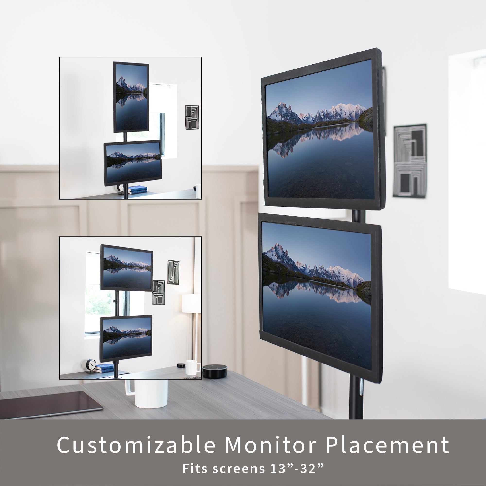 Dual Monitor Desk Mount