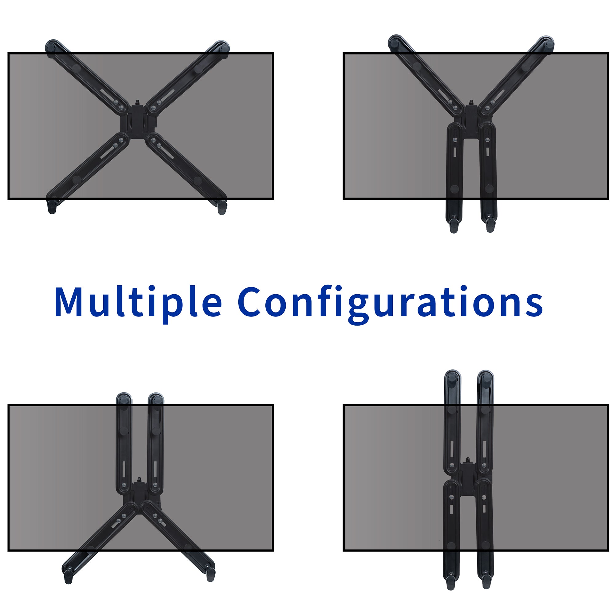 Dual 17" to 32" Monitor Desk Mount with VESA Adapter Bracket