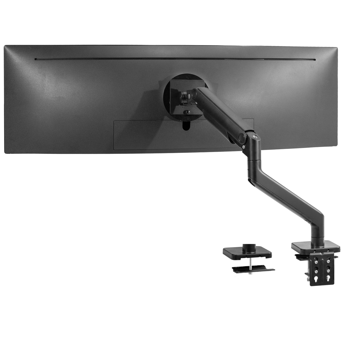 VIVO Mechanical Arm Single Monitor Desk Mount, Fits Ultrawides up to 49"